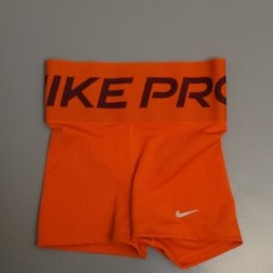 Nike Pro Orange Shorts